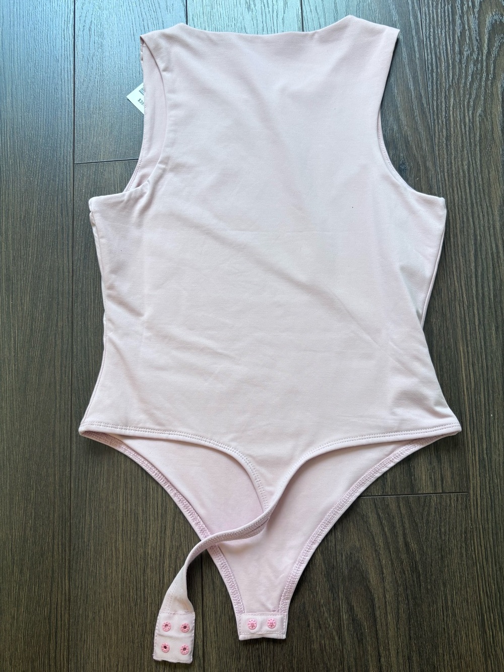 Pale Pink Sleeveless Bodysuit Size Small (NWT) - Picture 3 of 5